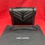 YSL Saint Laurent Large Loulou Black Leather Black Hardware