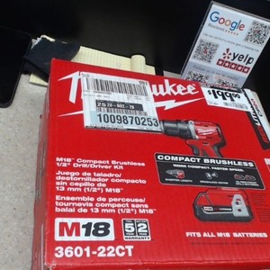 milwaukee  3601-22ct Brushless drill set 