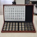 1999-2008 Gold Plated State Quarter 50 Coin Set With Cherrywood Style Case