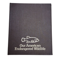 1970 Our Endangered American Wildlife 4 Coin Silver Set Book