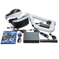 Sony PlayStation VR PSVR CUH-ZVR2 Headset For PS4 w/Aim Controller & Demo Disc 3