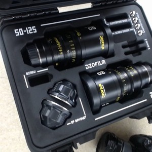 DZOFLIM Pictor zoom 20-55mm and 50-125mm lenes in black case 