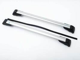 22-24 Volkswagen Taos Base Carrier Bars For Vehicles With Silver Factory Rails