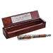Lau Lau Woodworks Cassius Dio Rollerball Collectible Ball Point Pen In Box