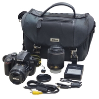 Nikon D3300 24.2MP Digital SLR Camera 18-55mm & 55-200mm Kit Shutter Count 1570