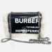 Burberry Lola Tb Horseferry Print Leather Shearling Shoulder Bag Women
