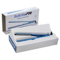 BaBylissPRO Nano Titanium Plated Ultra Thin Hair Straightening Flat iron 1 1/2"