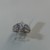 7.4 10K White Gold Ring W 0.72 CTW with CZ Center Stone